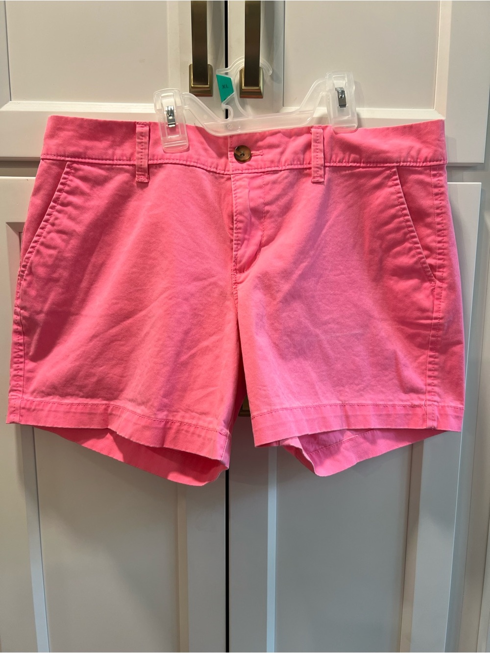 Women’s Pink Old Navy Casual Cotton Shorts Size 6.  Side and back Pockets. B7